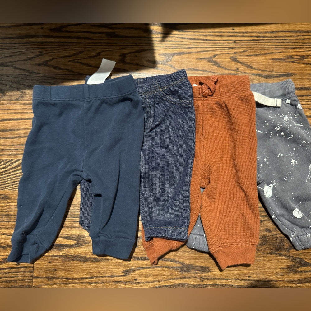 Carter's Kids' Blue, Orange, and Gray Joggers Set